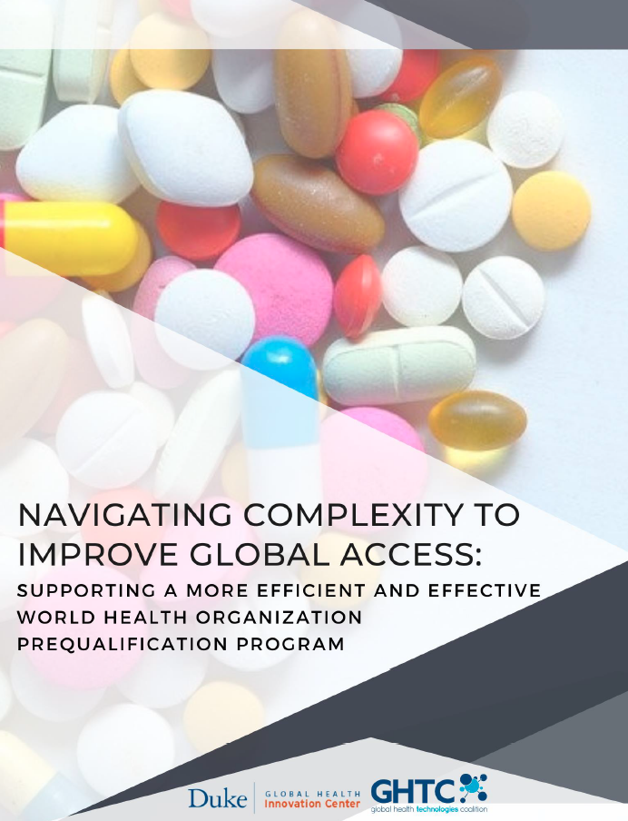 New report released by Duke GHIC and Global Health Technologies Coalition examines the WHO Prequalification Program