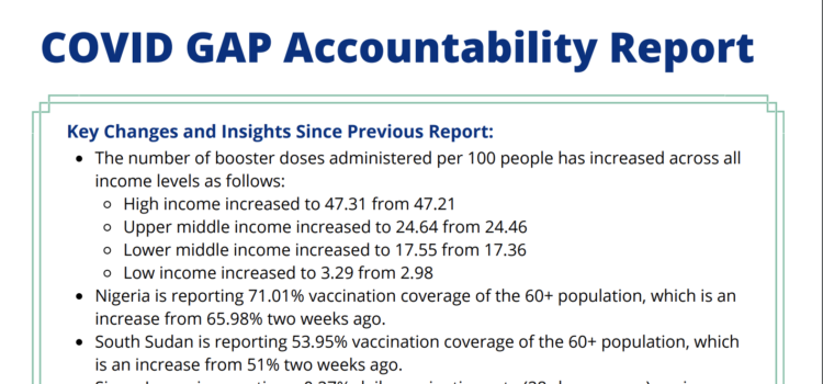 COVID GAP Accountability Report, Issue 18