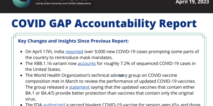 COVID GAP Accountability Report, Issue 24