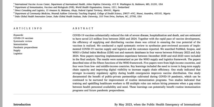 New Rapid Systematic Review on COVID-19